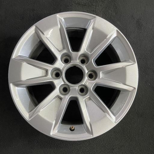 17" SIERRA 1500 PICKUP 19 , 17x8, alloy Original OEM Wheel Rim - Front View