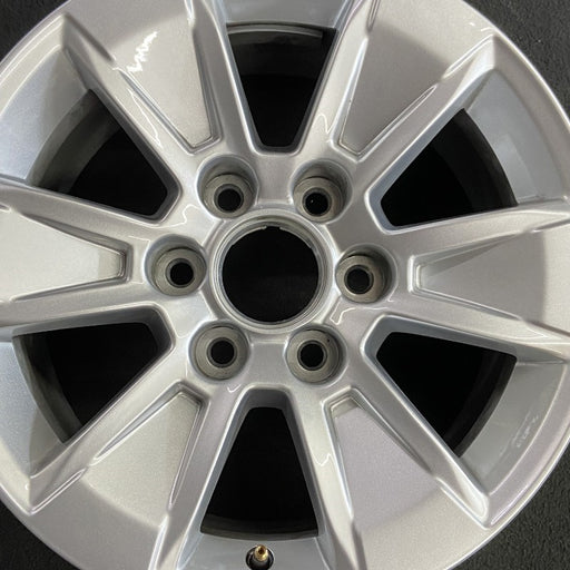17" SIERRA 1500 PICKUP 19 , 17x8, alloy Original OEM Wheel Rim - Angle View