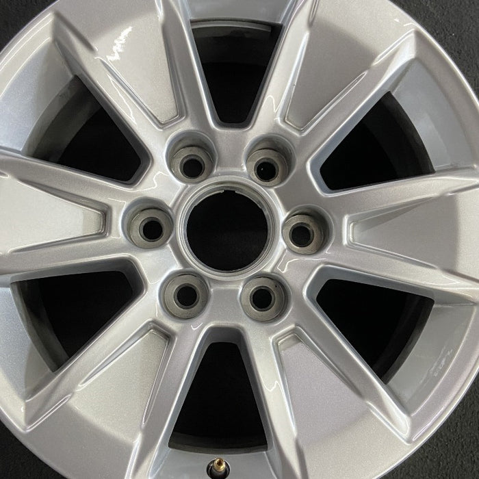 17" SIERRA 1500 PICKUP 19 , 17x8, alloy Original OEM Wheel Rim - Angle View