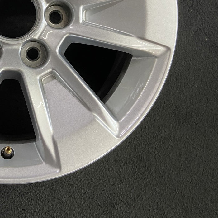 17" SIERRA 1500 PICKUP 19 , 17x8, alloy Original OEM Wheel Rim - Back View