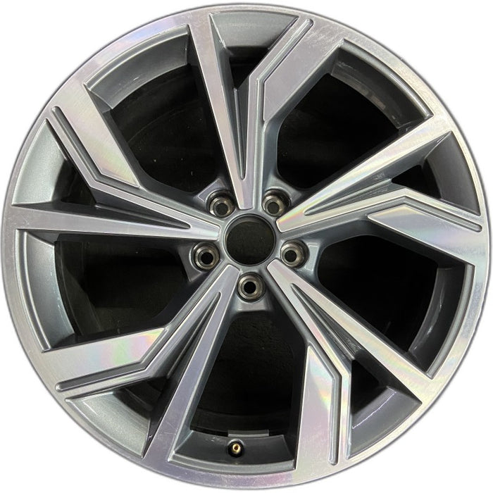 20" Q4 22 20x9 10 spoke bent spoke Original OEM Wheel Rim - Front View