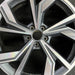 20" Q4 22 20x8 10 spoke bent spoke Original OEM Wheel Rim - Angle View