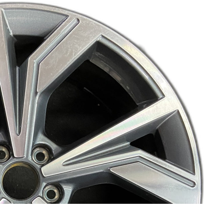 20" Q4 22 20x8 10 spoke bent spoke Original OEM Wheel Rim - Side Profile