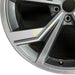 20" Q4 22 20x8 10 spoke bent spoke Original OEM Wheel Rim - Back View