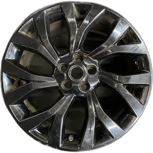 21" RANGE ROVER 18 21x9.5 , 7 Y spoke , silver Original OEM Wheel Rim - Front View
