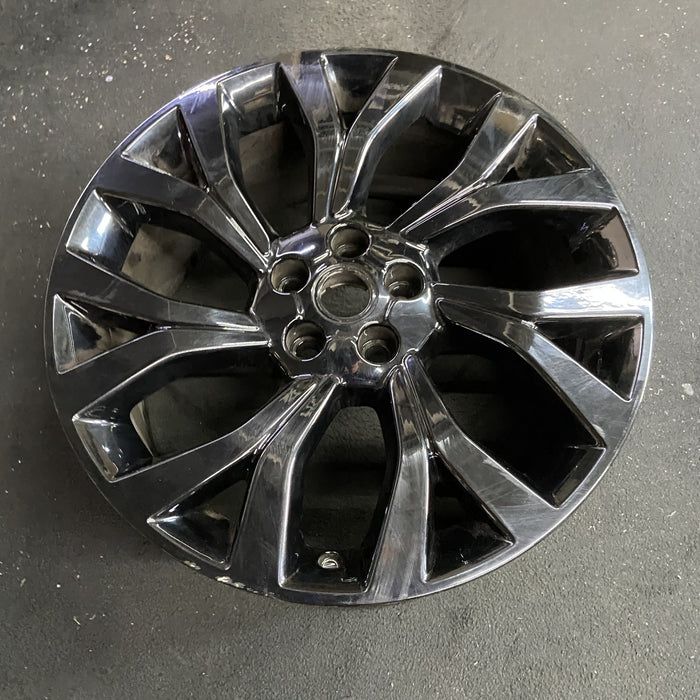 21" RANGE ROVER 18 21x9.5 , 7 Y spoke , silver Original OEM Wheel Rim - Side Profile