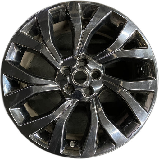 21" RANGE ROVER 18 21x9.5 , 7 Y spoke , silver Original OEM Wheel Rim - Front View