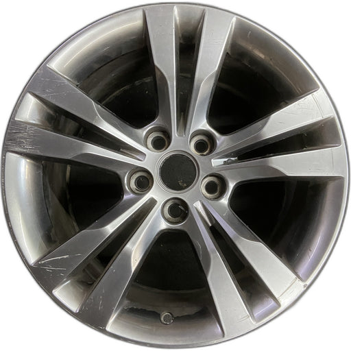18" CTS 14-15 Sdn, 18x9.5, machined finish Original OEM Wheel Rim - Front View