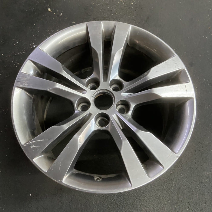 18" CTS 14-15 Sdn, 18x9.5, machined finish Original OEM Wheel Rim - Side Profile