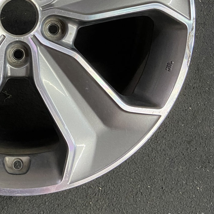 18" SANTA FE 13 18x7.5 alloy 5 spoke 3.3L LWB Original OEM Wheel Rim - Back View