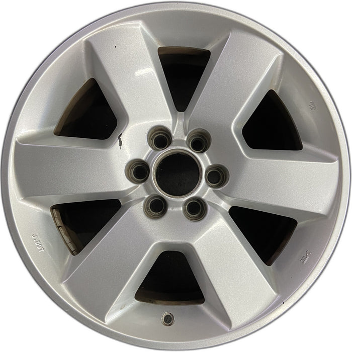 17" PATHFINDER 08-12 17x7.5, alloy , solid spoke Original OEM Wheel Rim - Front View