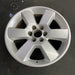 17" PATHFINDER 08-12 17x7.5, alloy , solid spoke Original OEM Wheel Rim - Side Profile