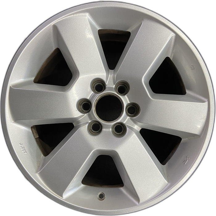 17" PATHFINDER 08-12 17x7.5, alloy , solid spoke Original OEM Wheel Rim - Front View