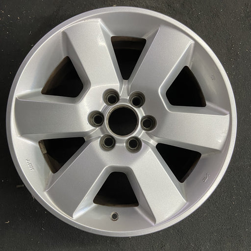 17" PATHFINDER 08-12 17x7.5, alloy , solid spoke Original OEM Wheel Rim - Angle View