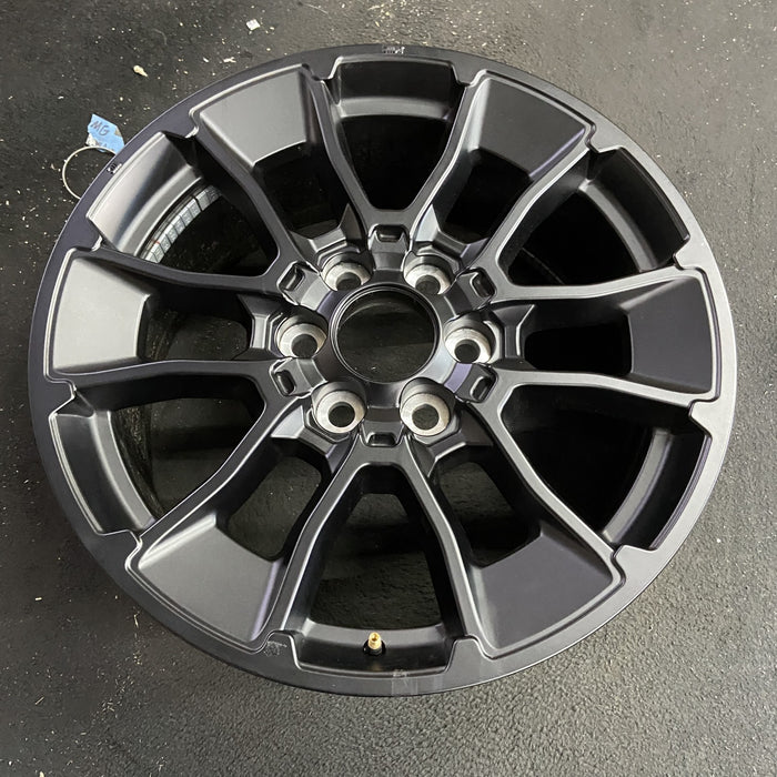 20" SEQUOIA 24 20x8, 6 Y spoke, black Original OEM Wheel Rim - Side Profile