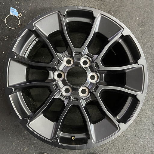20" SEQUOIA 24 20x8, 6 Y spoke, black Original OEM Wheel Rim - Angle View