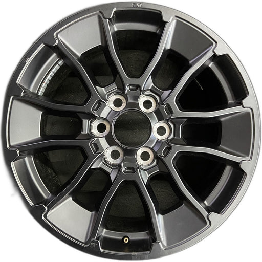 20" SEQUOIA 24 20x8, 6 Y spoke, black Original OEM Wheel Rim - Front View