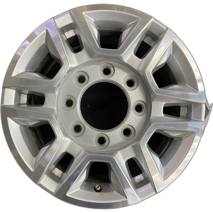 17" SIERRA 2500 PICKUP 20-24 17x7.5, aluminum Original OEM Wheel Rim - Front View