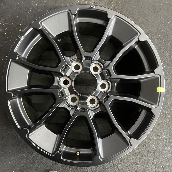 20" SEQUOIA 24 20x8, 6 Y spoke, black Original OEM Wheel Rim - Angle View