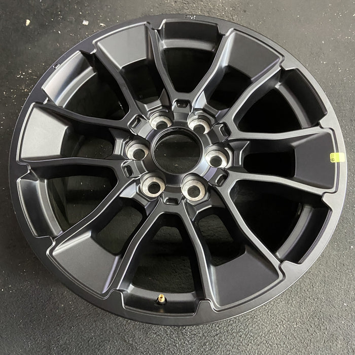 20" SEQUOIA 24 20x8, 6 Y spoke, black Original OEM Wheel Rim - Side Profile