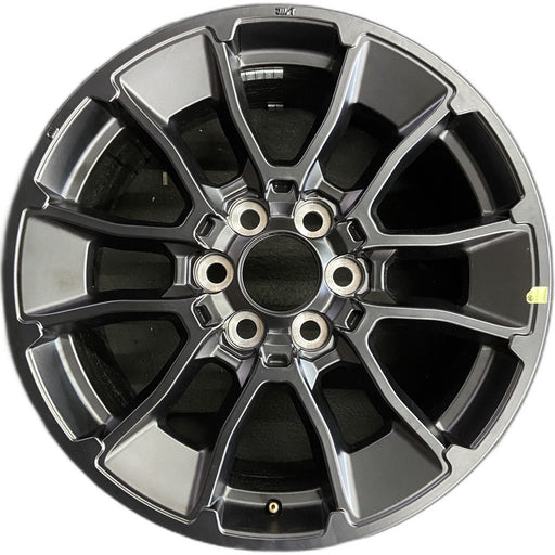 20" SEQUOIA 24 20x8, 6 Y spoke, black Original OEM Wheel Rim - Front View