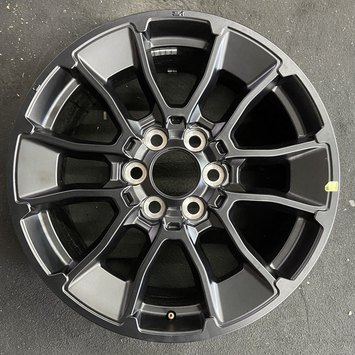 20" SEQUOIA 24 20x8, 6 Y spoke, black Original OEM Wheel Rim - Angle View