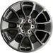 20" SEQUOIA 24 20x8, 6 Y spoke, black Original OEM Wheel Rim - Front View