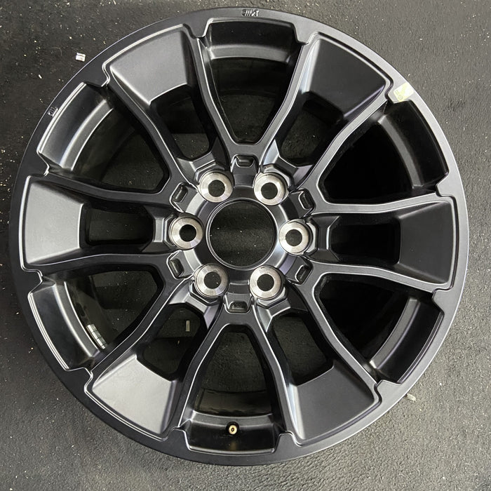 20" SEQUOIA 24 20x8, 6 Y spoke, black Original OEM Wheel Rim - Angle View