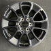 20" SEQUOIA 24 20x8, 6 Y spoke, black Original OEM Wheel Rim - Angle View