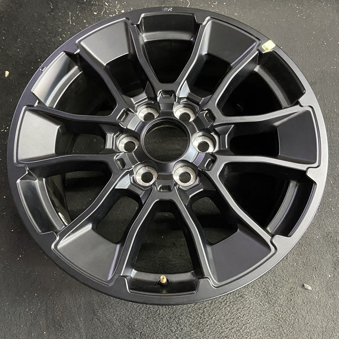 20" SEQUOIA 24 20x8, 6 Y spoke, black Original OEM Wheel Rim - Side Profile