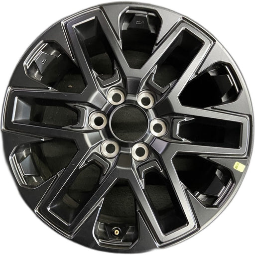20" SEQUOIA 23-24 20x8 open spoke 6 spoke matte black Original OEM Wheel Rim - Front View