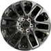 20" SEQUOIA 23-24 20x8 open spoke 6 spoke matte black Original OEM Wheel Rim - Front View