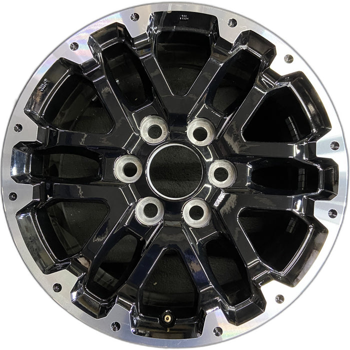 18" SEQUOIA 23-24 18x7.5, 6 double spoke, black Original OEM Wheel Rim - Front View