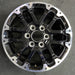 18" SEQUOIA 23-24 18x7.5, 6 double spoke, black Original OEM Wheel Rim - Angle View