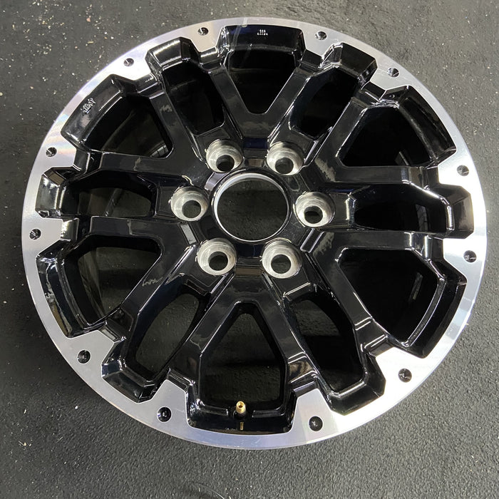 18" SEQUOIA 23-24 18x7.5, 6 double spoke, black Original OEM Wheel Rim - Side Profile