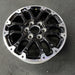 18" SEQUOIA 23-24 18x7.5, 6 double spoke, black Original OEM Wheel Rim - Close-Up Detail