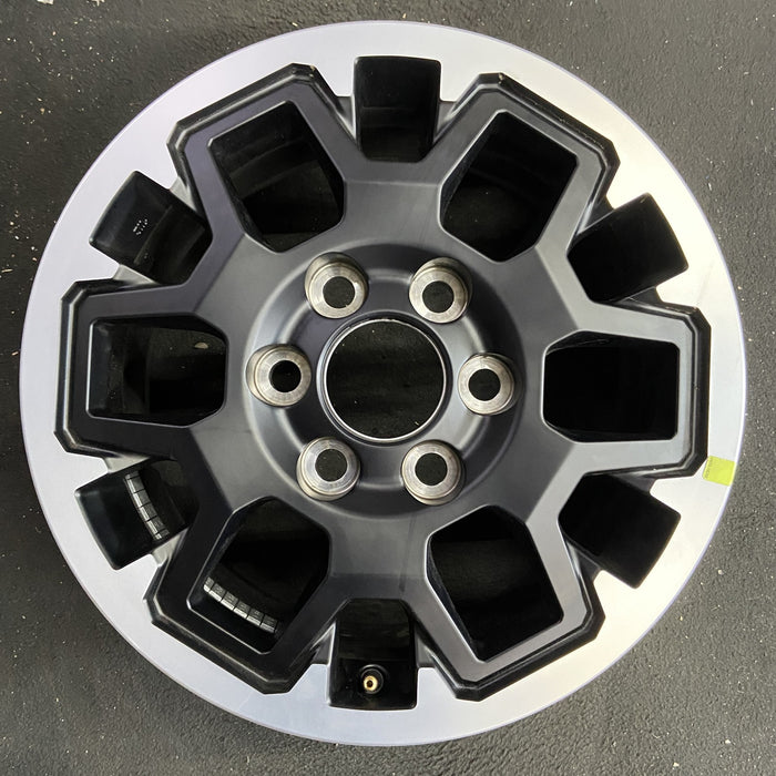 17" TACOMA 24 17x7.5, black Original OEM Wheel Rim - Angle View