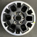 17" TACOMA 24 17x7.5, black Original OEM Wheel Rim - Angle View