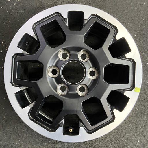 17" TACOMA 24 17x7.5, black Original OEM Wheel Rim - Angle View