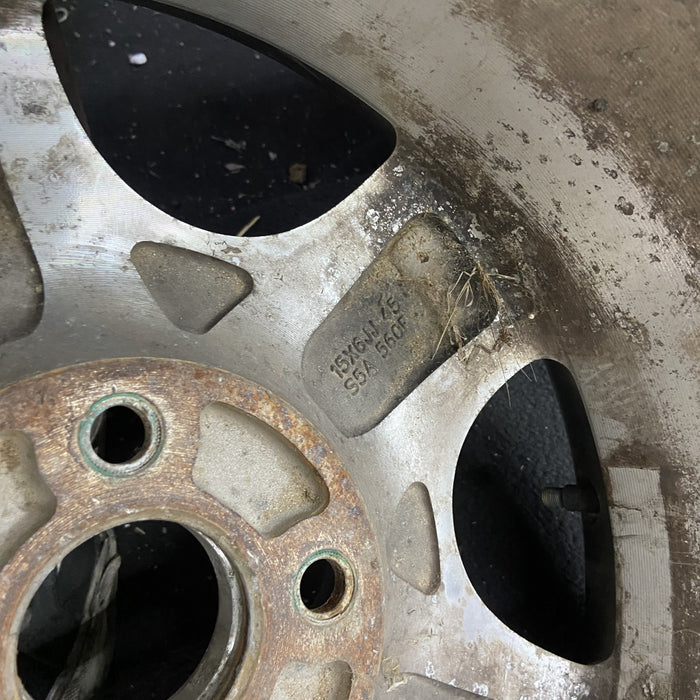 15" CIVIC 04-05 4 lug, Cpe, 15x6, alloy, 5 spoke, wide spoke Original OEM Wheel Rim