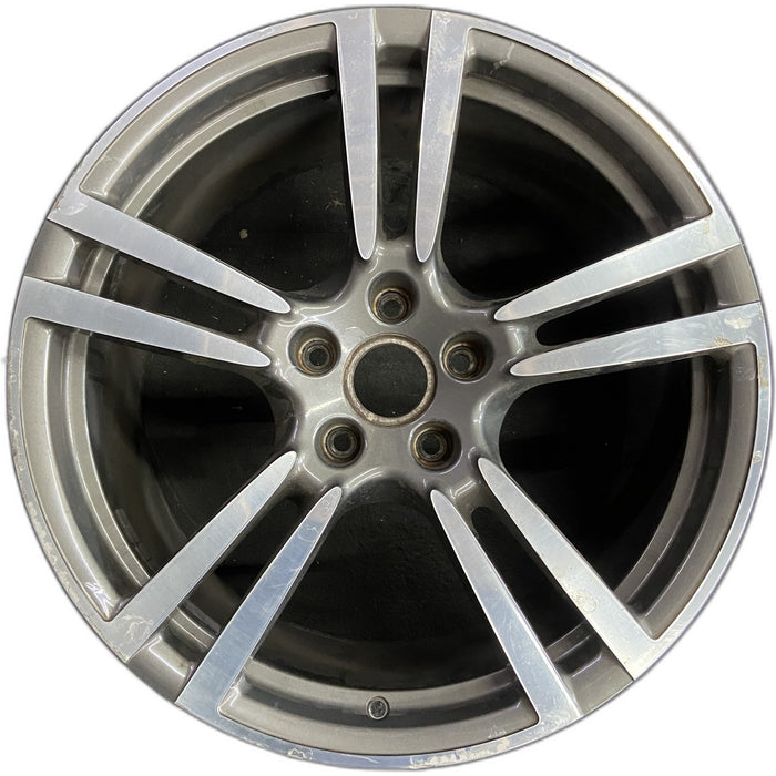 21" PORSCHE CAYENNE 11-18 21x10 , 5 double spoke Original OEM Wheel Rim - Front View