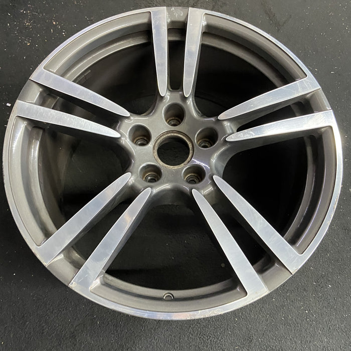 21" PORSCHE CAYENNE 11-18 21x10 , 5 double spoke Original OEM Wheel Rim - Side Profile