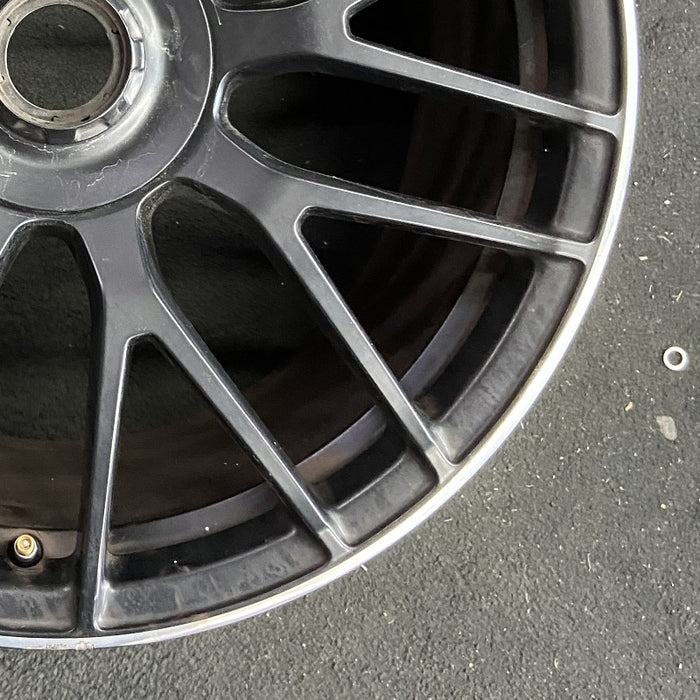 19" MERCEDES C-CLASS 17 205 Type Cv C63 19x10.5 18 spoke 9 Y spokes black with - Back View