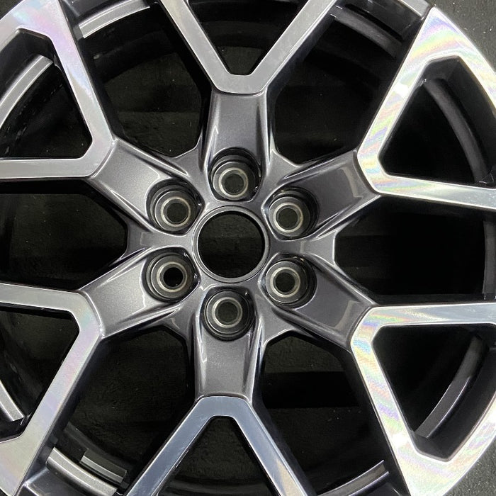 20" BLAZER 23-24 20x8 6 spoke Y spoke dark gray opt Q75 Original OEM Wheel Rim