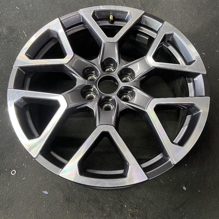 20" BLAZER 23-24 20x8 6 spoke Y spoke dark gray opt Q75 Original OEM Wheel Rim