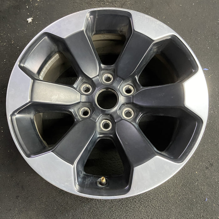 18" DODGE 1500 PICKUP 19-21 , 18x8 , , 6 spoke, opt WBT Original OEM Wheel Rim - Side Profile