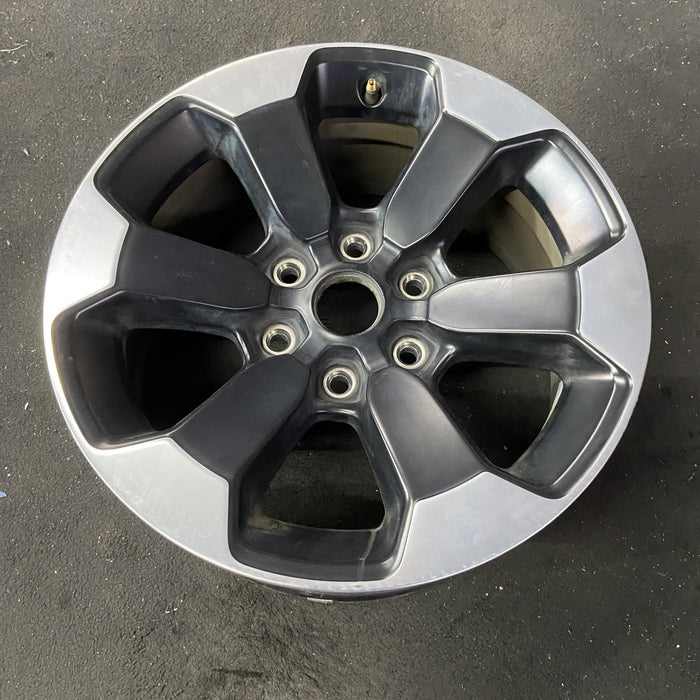 18" DODGE 1500 PICKUP 19-21 , 18x8 , , 6 spoke, opt WBT Original OEM Wheel Rim - Close-Up Detail