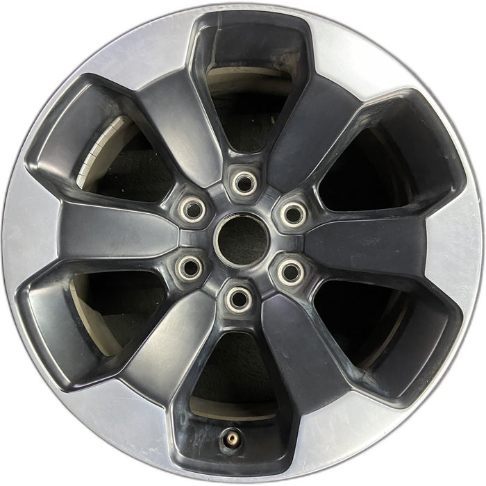 18" DODGE 1500 PICKUP 19-21 , 18x8 , , 6 spoke, opt WBT Original OEM Wheel Rim - Front View