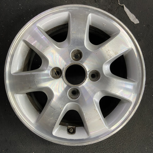 15" ACCORD 00 4 cylinder , 15x6, alloy, 7 spoke, straight spokes Original OEM - Angle View