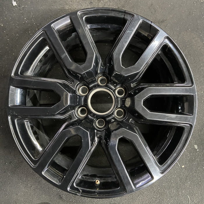 20" SIERRA 1500 PICKUP 19 , 20x9, 12 spoke, opt RD3 Original OEM Wheel Rim - Angle View